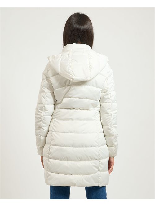 Yes Zee women's long quilted jacket with hood YES ZEE | O017-M8000157